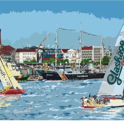 Vektor Hamburg Schiffe